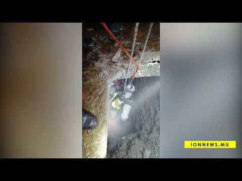 Une chèvre tombée dans une fosse septique sauvée grâce à la persévérance des sapeurs-pompiers