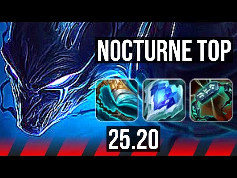 NOCTURNE vs JAX (TOP) | 66% winrate | NA Challenger | 25.20