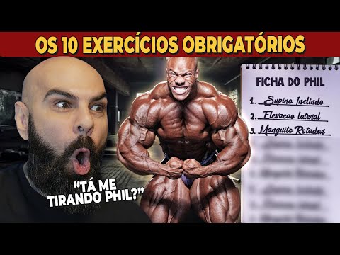 List of the 10 best exercises of Phil Heath, 7x Mr. Olympia.