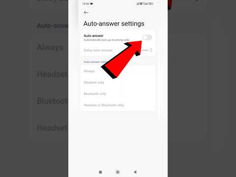 Auto Call Receive Setting | How To Enable Auto Answer Call In Redmi | #sorts #viral #tech #trending
