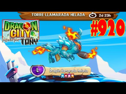 Dragon City "Capítulo 920 - La Isla Torre de la Llamarada Helada" por Tony