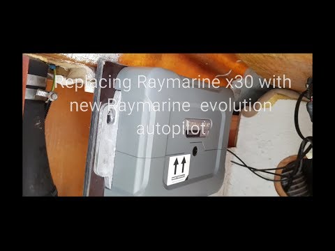 Raymarine Evolution Autopilot upgrade from our old Raymarine x30 Autopilot