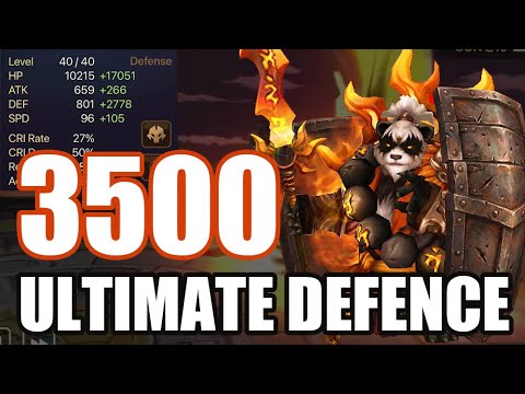 ULTIMATE DEF 3500 Feng Yan Debut🦾🦾🦾【Summoners War RTA】