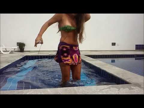 Front & Middle Over Splits in two pools How To Increase Your Flexibility Guess Which Song Challenge