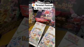 Terastal Festival is STILL GOOD! #shorts #japanesepokemoncards #pokemonbusiness