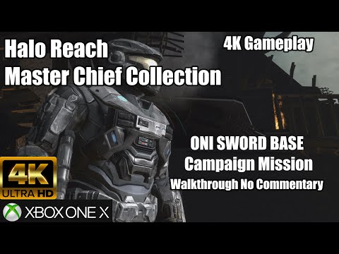Halo: Reach MCC ONI SWORD BASE Campaign Mission 2 Walkthrough No Commentary Xbox One X 4K Gameplay