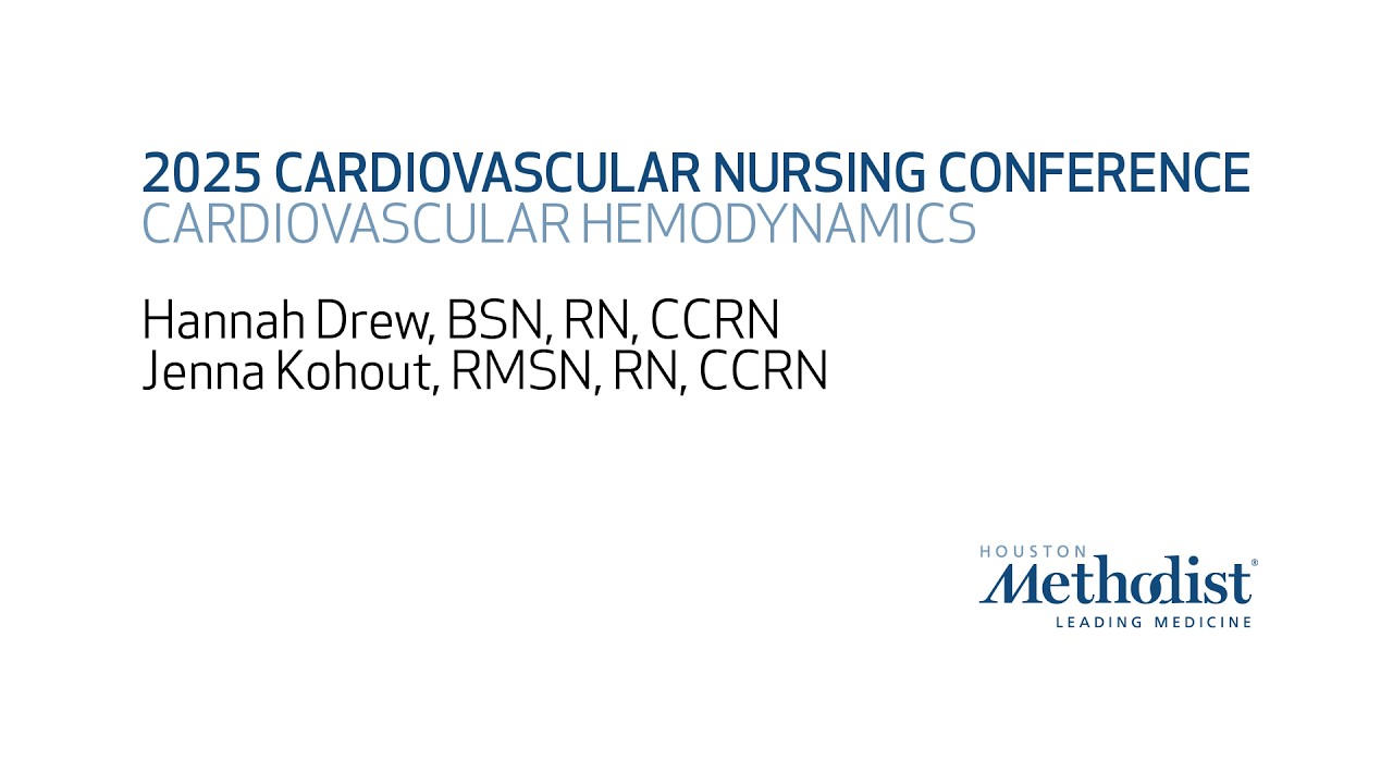 -Cardiovascular Hemodynamics- HMH CV Nursing Symposium Session 1