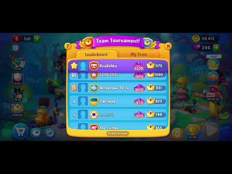 🏆Fishdom: Team Tournament - First Place🥇 - 27/06/2022