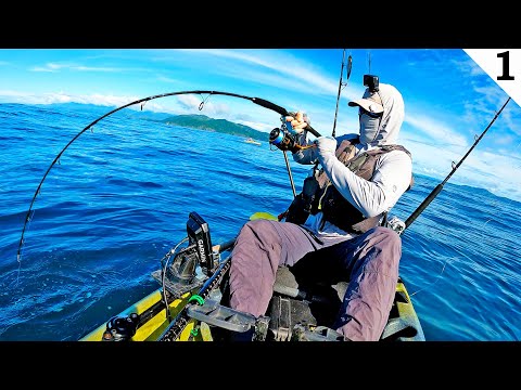 Kayak Fishing Offshore for Giant Fish while Dodging Storms (Pt. 1 of 2)