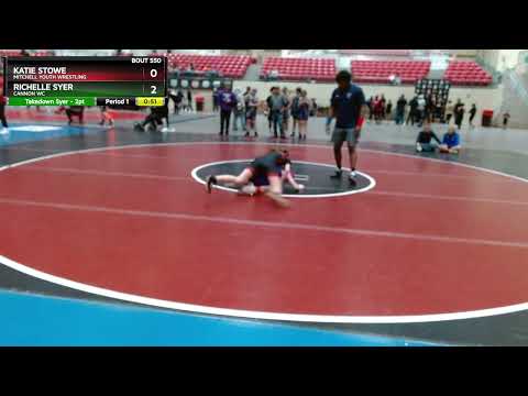 101-106 Lbs Round 4 - Katie Stowe, Mitchell Youth Wrestling Vs Richelle Syer, Cannon WC F883