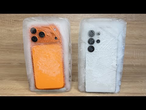 Samsung Galaxy S25 Ultra vs iPhone 17 Pro Max - Sparkling Water FREEZE Test! Wow