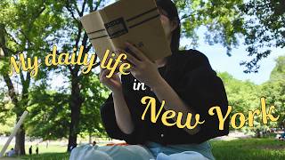 【NYC Vlog】5月のNYでの日常|Central Parkで読書|Cha Cha Matcha で抹茶ラテ|Manhattanhenge|駐在生活