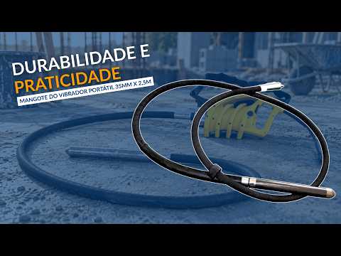 Mangote do Vibrador Portátil com Ponteira 35mmx2.50m MENEGOTTI-40730043 - Vídeo