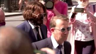 Johnny Depp and Amber Heard in court for libel case