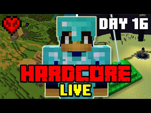 EPIC Minecraft Hardcore Demise - Day 16 Madness!
