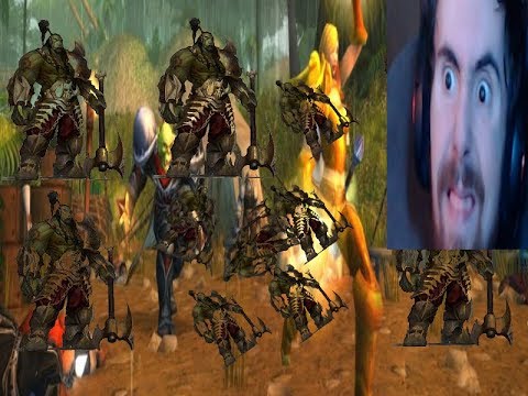 Asmongold Gets Ganked by a FULL 40 MAN RAID!!!