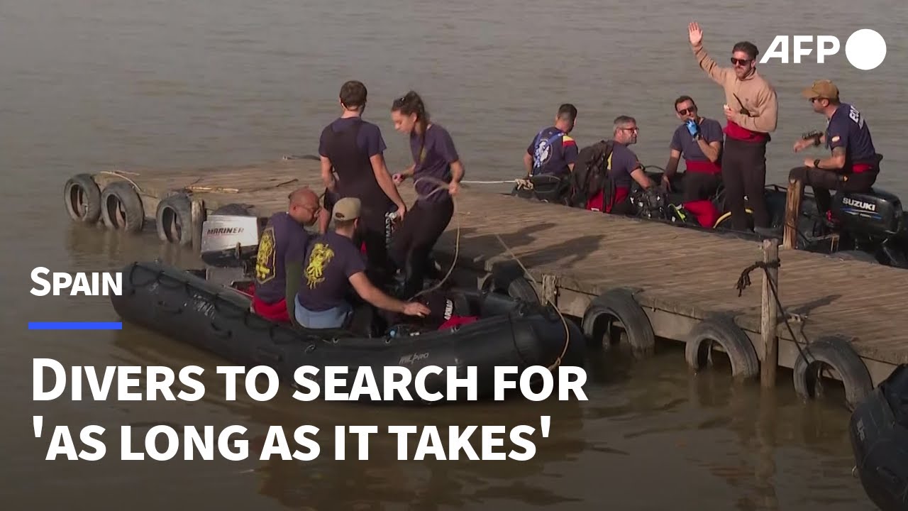 Spanish divers will search for 'as long as it takes' for those missing after floods | AFP
