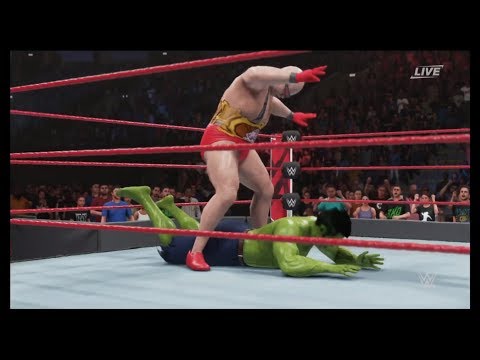 WWE 2K19 - Hulk vs. Krang - Digital Comics, Marvel Legends, Epic Battle 💯