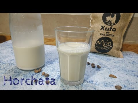HORCHATA CASERA | RECETA ORXATA DE VALENCIA..MUY FÁCIL CON MAMBO¡¡¡