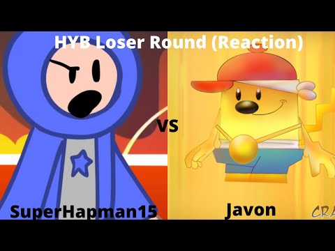 Hapman Wasn't Playing!!! SuperHapMan15 vs Javon | HYB Loser Round | Hydro Animates | |Reaction|