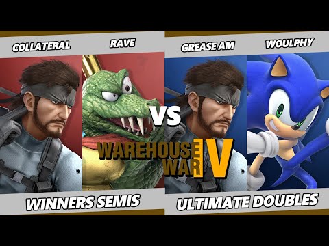 Warehouse War 4 TOP 8 - Collateral & Rave Vs. Grease All Mighty & Woulphy - Smash Ultimate - SSBU