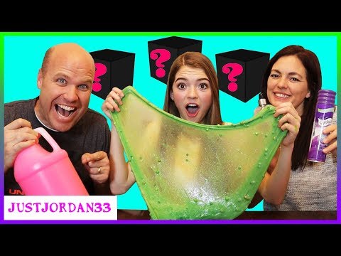 Parents Wreck My Slime Challenge With Mystery Slime Ingredients / JustJordan33
