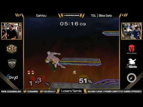 CEO Prologue Melee: Gahtzu (C.Falcon) vs. Blea Gelo (Luigi)