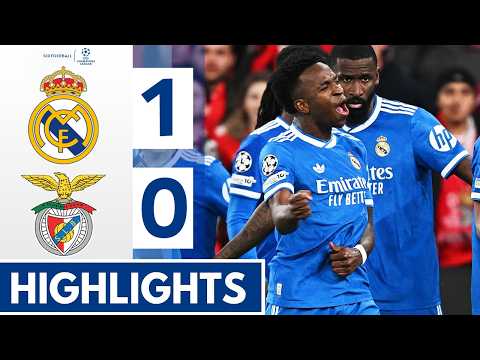 Benfica vs Real Madrid 0-1 • Highlights & All Goals • Vinicius Junior Goal