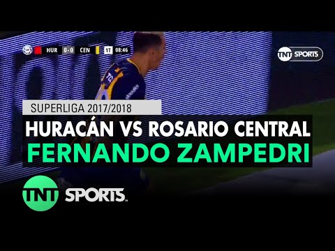Fernando Zampedri (0-1) Huracán vs Rosario Central | Fecha 15 - Superliga Argentina 2017/2018