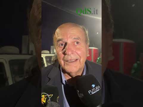 L'intervista a Pierluigi Bersani (Pd) ad Aci Sant'Antonio