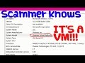 Tech Support Scammer Knows It S A VM