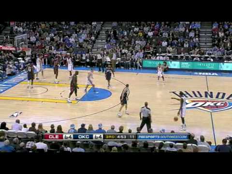 Lebron James Season 2009-2010 Game 24 Against Thunder