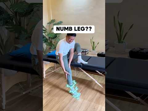 DO YOU HAVE NUMB LEG? TRY THIS STRETCH 👍✅ #sciatica #sciaticapainrelief #numbness #shortsfeed