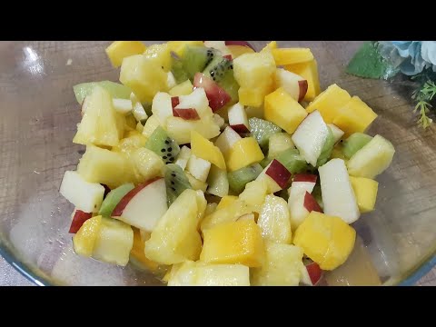 سلطة الفواكه باردة و منعشة /Recette de la salade de fruits