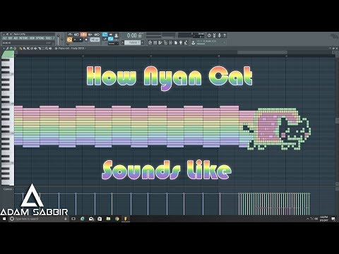 How does Nyan Cat sounds like on midi art