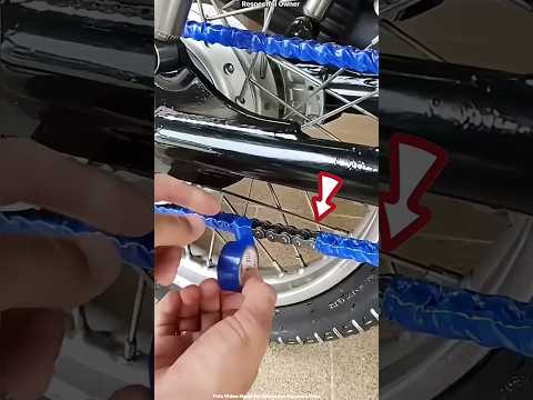 He Fixed His Bike Chain With Tape 😱#shortvideo #viralvideo