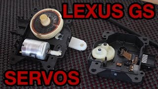 Lexus Air Conditioning Servo Repair and Cleaning Guide