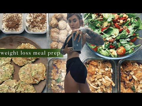 MEAL PREP WITH ME: weight loss meal ideas for women