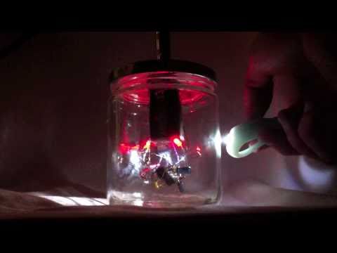 Light-Controlled Synth in a Jar