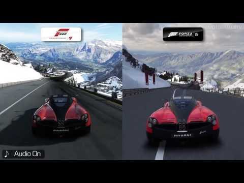 Forza Motorsport 4 vs Forza Motorsport 5 - Bernese Alps Early Comparison