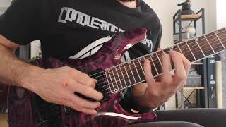 Act Of Defiance - Disastrophe Guitar Cover (with solos)