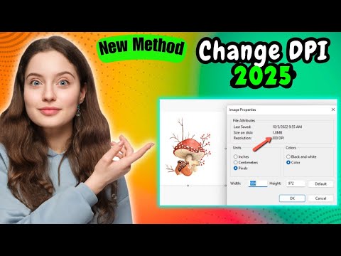 How to change dpi of an image in paint 2025 | Full Guide