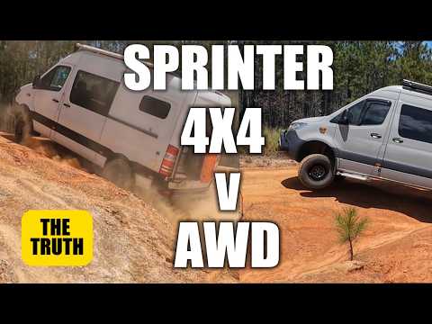 Off Road Sprinter vans. 4x4 van versus AWD van. Which is better ?