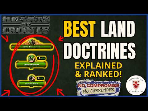 🪖 NEW Land Doctrines RANKED: The NCNS META! | HOI4 Guides