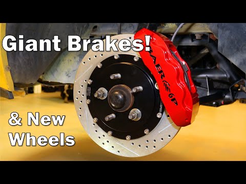 Giant Brakes and New Wheels on the Project Mustang!