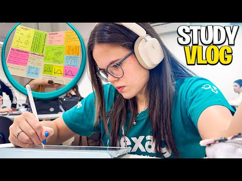 MINHA ROTINA DE ESTUDOS 100% real - STUDY VLOG