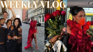 WEEKLY VLOG ♡ (I threw a launch party and my friends got too lit LMAO - turning up for ROSE ERA!!)