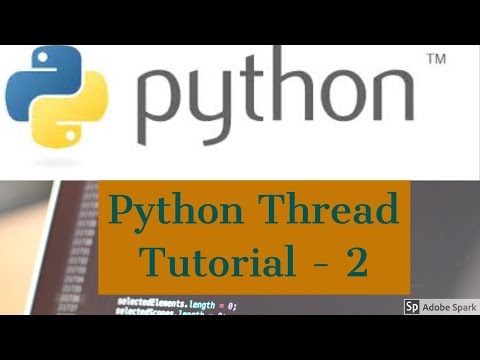 Python Thread Tutorial For Beginners 2 thread module in Python 3