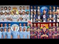 Real Madrid 2018 vs PSG 2022 vs Manchester City 2024 vs Barcelona 2015 Comparison - MSN MNM BBR