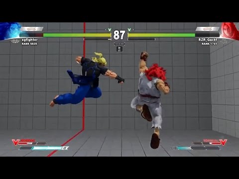 SFV - RZR Xian (Akuma) vs. RZR Gackt (Ken)